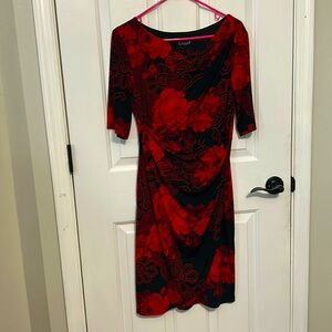 Black and red dress